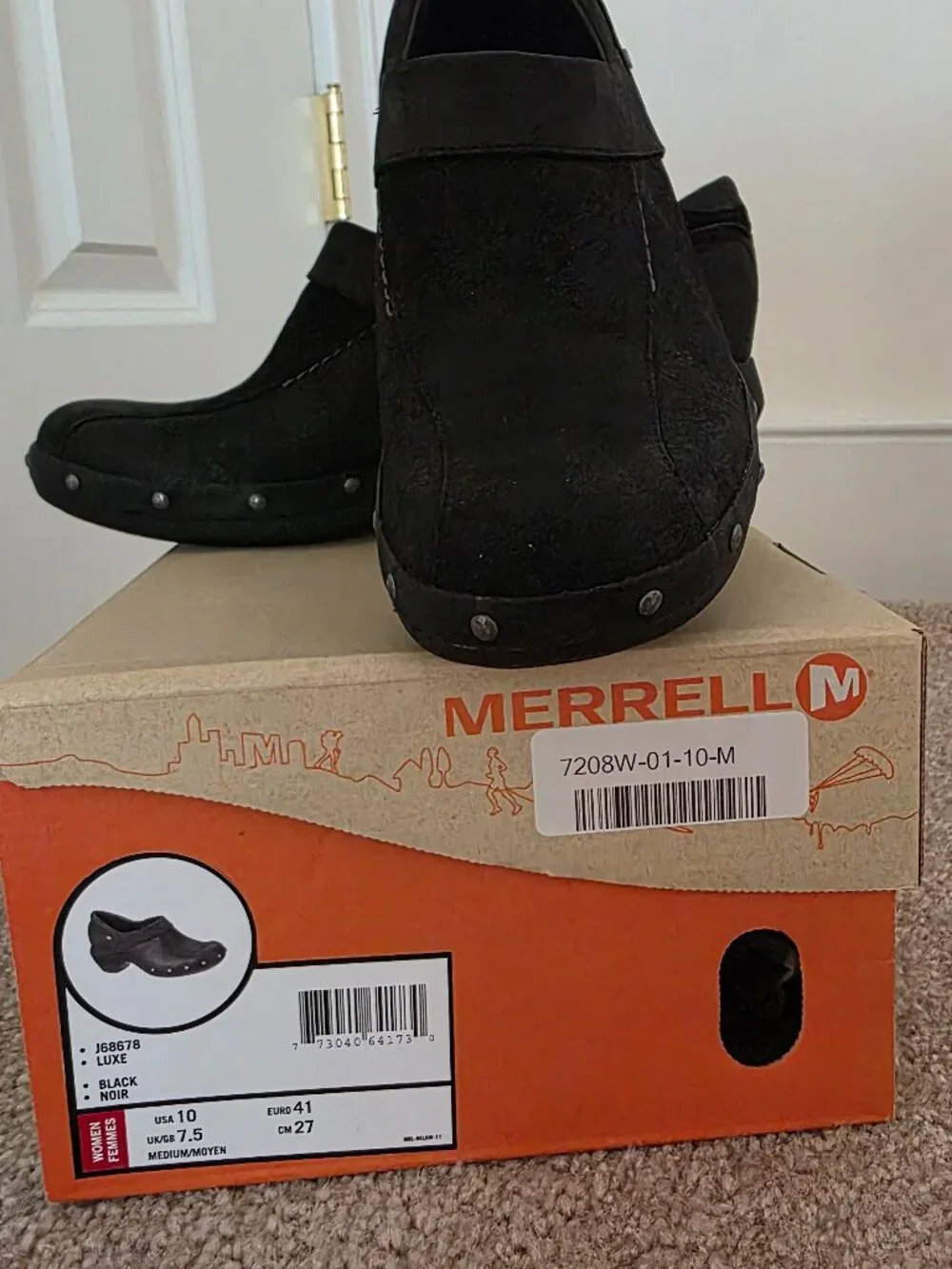 Merrell Luxe shoe/bootie, black size 10 - Picture 1 of 5